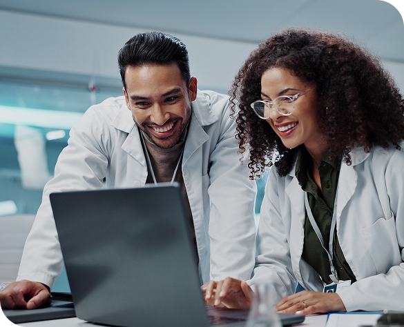 Clinicians collaborating