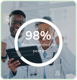 Clinicians collaborating